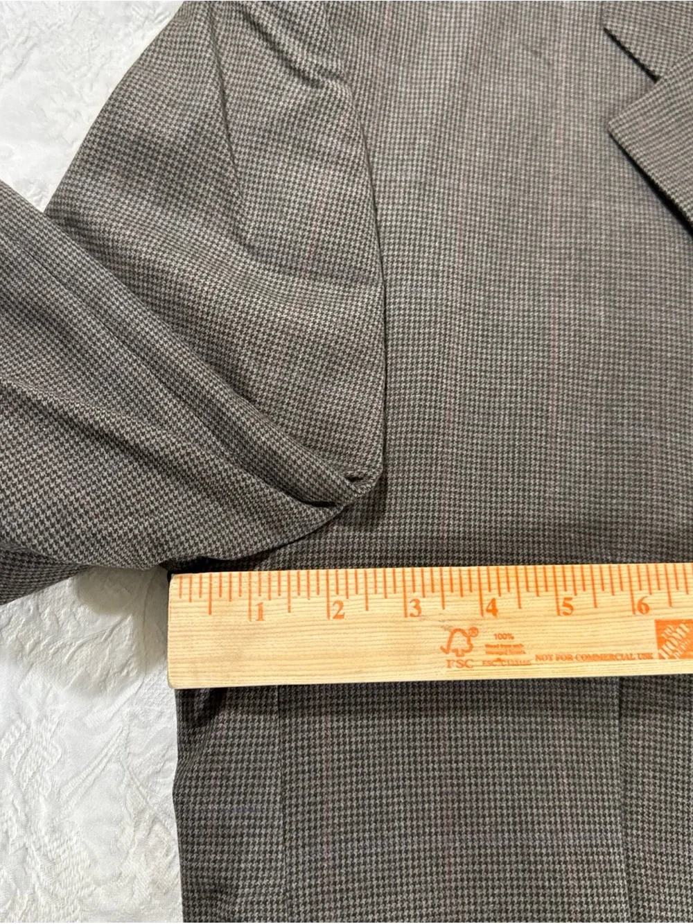 Ralph Lauren Boyds Philadelphia Mens 2 Piece Suit Size 46 R Plaid Cuffed Leg